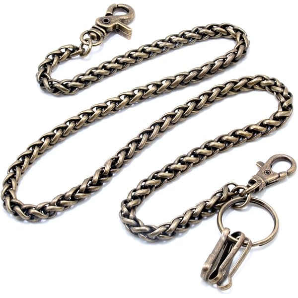 Amazon.com: Double K Basic & Simple Strong Key Jean Wallet Chain